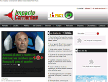 Tablet Screenshot of impactocorrientes.com
